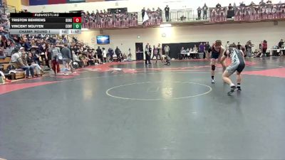 150 lbs Champ. Round 1 - Triston Behrens, Benson vs Vincent Nguyen, Century