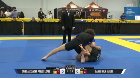 Daniel Hyun Jae Lee vs David Alexander Preuss Lopes 2026 Pan IBJJF Jiu-Jitsu No-Gi Championship