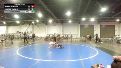 54 lbs Consolation - Asher Montoya, Top Rank Hammers vs Hunter Vaughn, Top Rank Hammers