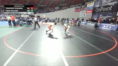 5A Boys 126 lbs Cons. Round 2 - Jonathon Talmadge, Dallas Boys vs Dean Williams, Canby Boys