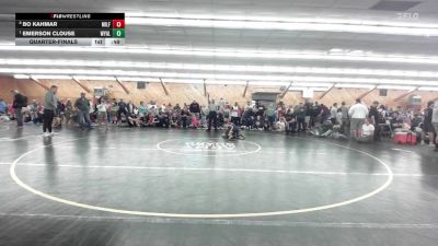 85 lbs Quarterfinal - Bo Kahmar, Milford vs Emerson Clouse, Wyalusing