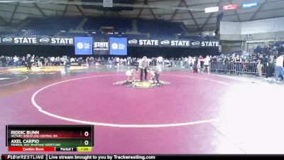 63 lbs Semifinal - Axel Carpio, Federal Way Spartans Wrestling vs Riddic Bunn, Victory Wrestling-Central WA