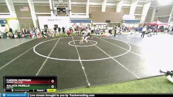 48-53 lbs Round 1 - Kalixta Murillo, Roy WC vs Carson Huffman, Cowboy Mat Club