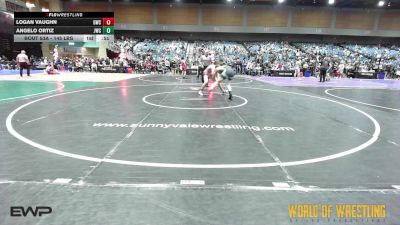 145 lbs Consi Of 64 #2 - Logan Vaughn, Grizzly Wrestling Club vs Angelo Ortiz, Juggernaut Wrestling Club