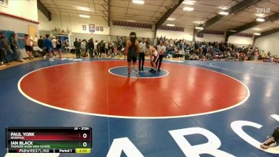 215A Quarterfinal - Ian Black, Thunder Basin High School vs Paul York, Riverton