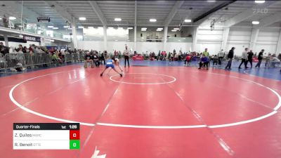 101 lbs Quarterfinal - Zsofia Quiles, MarcAurele WC vs Reece Benoit, Otter Valley