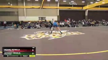 149 lbs Semifinal - Michael Petrella, Baldwin Wallace vs Anthony Miraglia, Alfred State