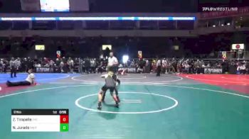 61 lbs Quarterfinal - Zachary Tirapelle, The Club vs Noah Jurado, Safford WC