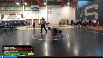 126 lbs Champ. Round 2 - Roger Garcia, Basic vs Loren Stockman, Holy Cross