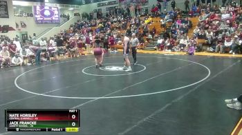 190 lbs Semis & 3rd Wb (16 Team) - Nate Horsley, Central (Carroll) vs Jack Francke, Lovett School