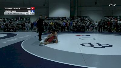 57 kg Cons. Rd Of 64 - Jacob Fitzpatrick, Maverick WC vs Yousuf Amin, United Wrestling Club