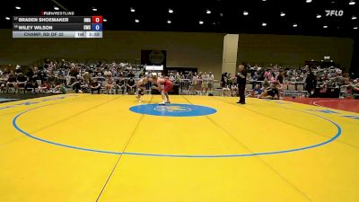 157 lbs Champ. Rd Of 32 - Braden Shoemaker, Heartland Wrestling Academy vs Wiley Wilson, Cowboy Wrestling Club