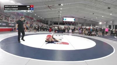 130 lbs 3rd Place Match - Brielle Gilmore, Beastmode Wrestling vs Isabelle Singer, ISI