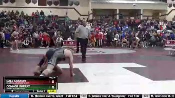 138 lbs Round 2 - Cale Kirstein, Clarion-Goldfield-Dows vs Connor Murray, Xavier, Cedar Rapids