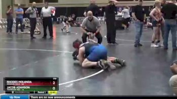 170 lbs Finals (2 Team) - Jacob Adamson, Tennessee Red vs Rhodes Molenda, Missouri Gold