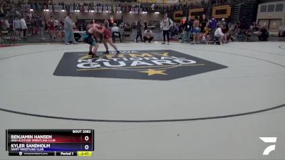 150 lbs Semifinal - Benjamin Hansen, High Altitude Wrestling Club vs Kyler Sandholm, SWIFT Wrestling Club