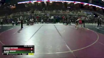 105 lbs Cons. Round 2 - Iliana Gracey, Western vs SIGRUN METZGER, Crestview