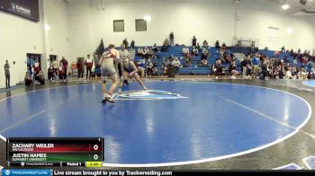 133 lbs 5th Place Match - Zachary Weiler, UW Lacrosse vs Justin Hames, Elmhurst University