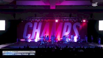 University Cheer Force - Rain [2025 L3 Junior Day 1] 2025 CHAMPS Grand Nationals