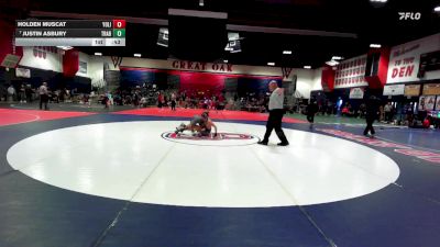 113 lbs Cons. Round 2 - Justin Asbury, Trabuco Hills vs Holden Muscat, Yorba Linda