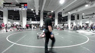 79 lbs Cons. Round 4 - Ezekiel McEwen, Mat Demon Wrestling Club vs Westen Hoffschneider, Wyoming Wrestling Reg Training Ctr