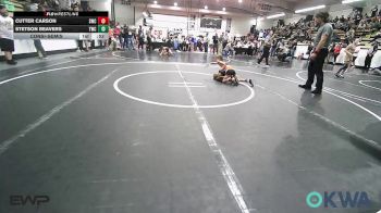 43 lbs Consolation - Cutter Carson, Salina Wrestling Club vs Stetson Beavers, Tahlequah Wrestling Club