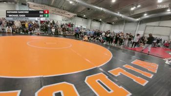 150 lbs Quarterfinal - Giovanni Sanchez, Pueblo East vs Michael Saba, Air Academy