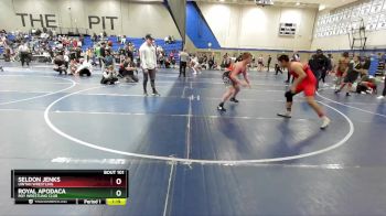 160 lbs Cons. Semi - Royal Apodaca, Roy Wrestling Club vs Seldon Jenks, Uintah Wrestling