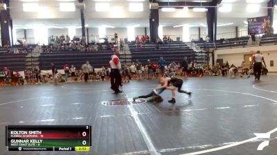 50 lbs Semis & 1st Wrestleback (8 Team) - Kolton Smith, Florida Scorpions vs Gunnar Kelly, West Coast Elite