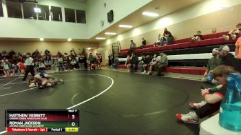 117 lbs Cons. Round 1 - Matthew Verrett, Cherry Creek Wrestling Club vs Roman Jackson, Ascend Wrestling Academy