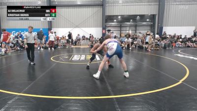 135 lbs Rr Rnd 4 - AJ DeLaCruz, Roundtree Wrestling Academy - BHS vs Kristian Beres, Outsiders Wrestling Club - BHS