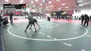 130 lbs Cons. Round 6 - Emily Marlowe, Lincoln, Stockton vs Julissa Gonzalez, Highland (Bakersfield)