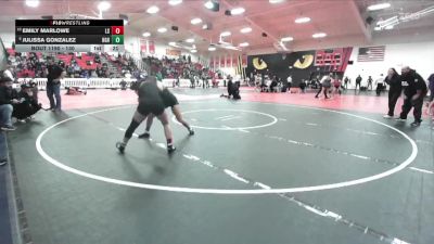 130 lbs Cons. Round 6 - Emily Marlowe, Lincoln, Stockton vs Julissa Gonzalez, Highland (Bakersfield)