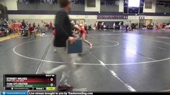 120 lbs Quarterfinal - Sydney Wilkes, Iowa City, City High vs Tori Sylvester, Central Community, Elkader