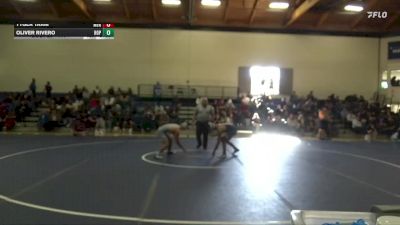 141 lbs Champ. Round 1 - Oliver Rivero, Hope International University vs Tyger Taam, Menlo College