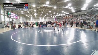 U20 Women - 50 lbs Cons. Round 1 - Alissa Perez, TX vs Telsarina Walter, OR