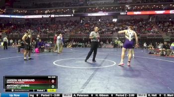 3A-220 lbs Cons. Semi - Jaxson Hildebrand, Denison-Schleswig vs Antonio Loving, Southeast Polk