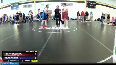 285 lbs Cons. Round 1 - Triston Meschede, Portage Wrestling Club vs Kamden Mann, One On One Wrestling Club