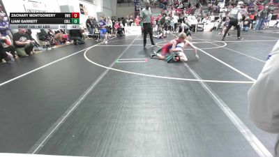 67 lbs Semifinal - Zachary Montgomery, Berryhill Wrestling Club vs Liam Garrett, Collinsville Cardinal Youth Wrestling