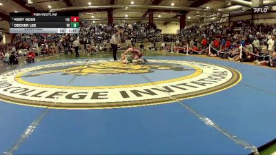 144 lbs Semifinal - Decker Lee, Virgin Valley vs Kody Goss, Elko