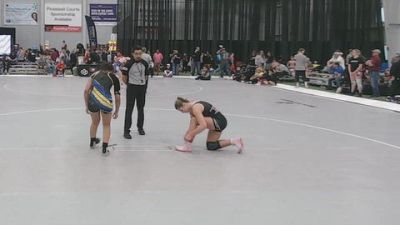 140 lbs Cons. Rd Of 16 - Bella Castelli, ISI Wrestling Club vs Emilee Quintero, Elevate Academy