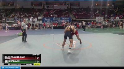 D 2 160 lbs Cons. Round 4 - Dilan Fajardo-Diaz, Riverdale vs Beau Rabalais, Brusly