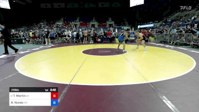 215 lbs Cons 64 #2 - Tyson Martin, WI vs Alexander Nunez, MO