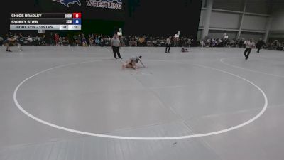 105 lbs Cons. Sub-rd Of 16 - Chloe Bradley, Cleveland High School Wrestling vs Sydney Stieb, St. Charles WC