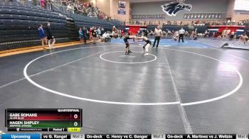 126 lbs Quarterfinal - Hagen Shipley, Dripping Springs vs Gabe Romans, Allen Blue