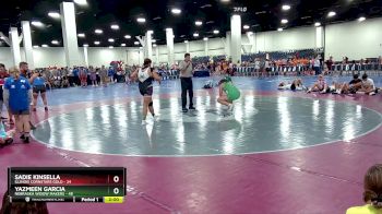 190 lbs Placement (16 Team) - Yazmeen Garcia, Nebraska Widow Makers vs Sadie Kinsella, Illinois Cornstars Gold