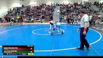 138 lbs Cons. Round 2 - Kash Brazelton, Powell vs Peyton Westby, Cheyenne East