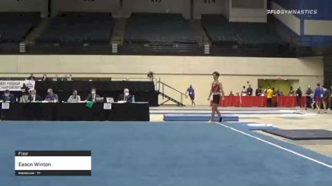 Eason Winton - Floor - 2021 USA Gymnastics Development Program National Championships