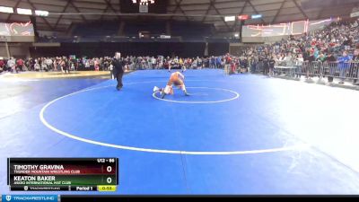 86 lbs Champ. Round 1 - Timothy Gravina, Thunder Mountain Wrestling Club vs Keaton Baker, Askeo International Mat Club