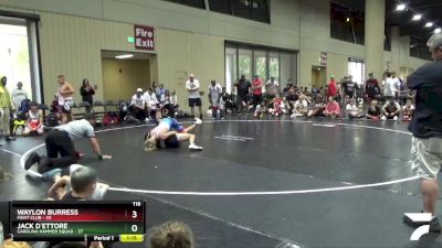 116 lbs Semis & Wb (16 Team) - Waylon Burress, Fight Club vs Jack D`Ettore, Carolina Hammer Squad